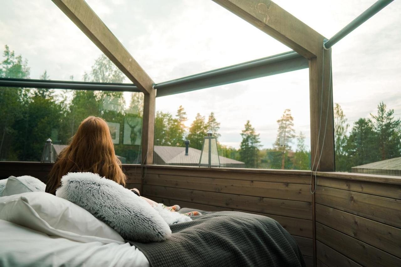 Revontuli Resort Glass Igloos Hankasalmi Exteriér fotografie